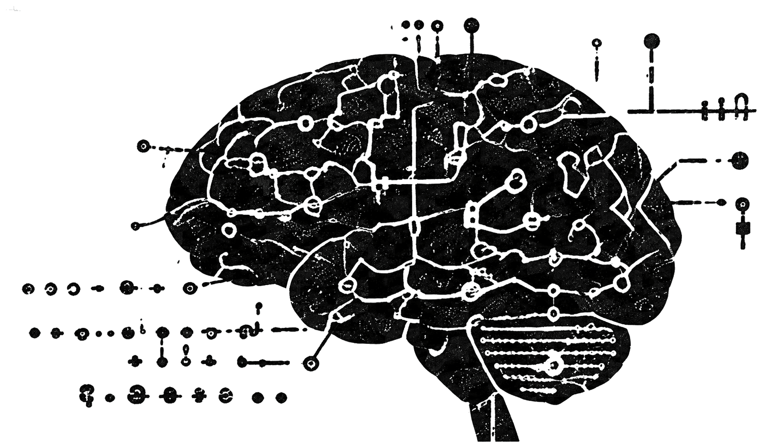 A distressed brain illustration representing AI integration and automation